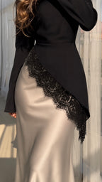 Zwarte maxi-set